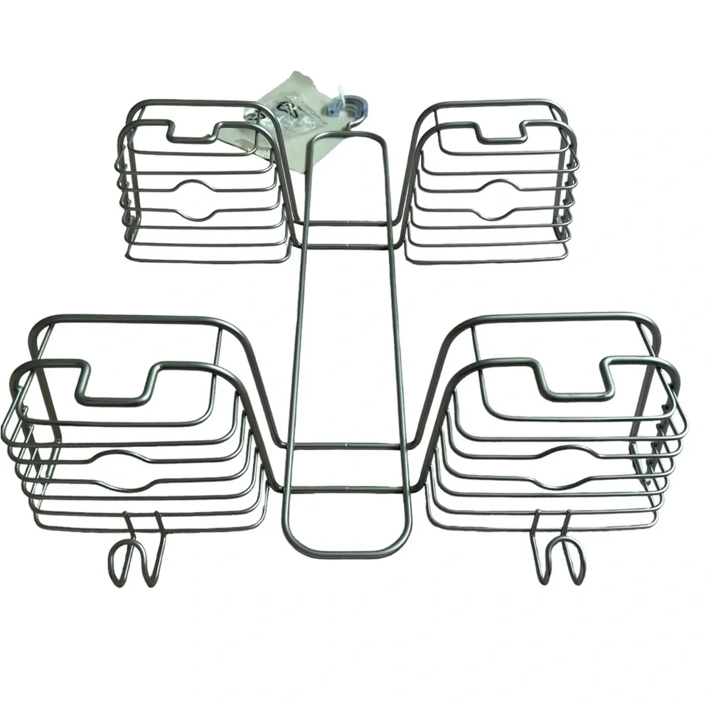 Silver Wired Shower Organizer